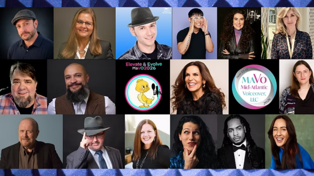 MAVO 2026 flyer with the photos of multiple presenters, including keynote Lori Allen